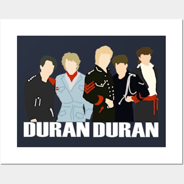 Duran Duran Silhouette A2 Wall Art by Vatar